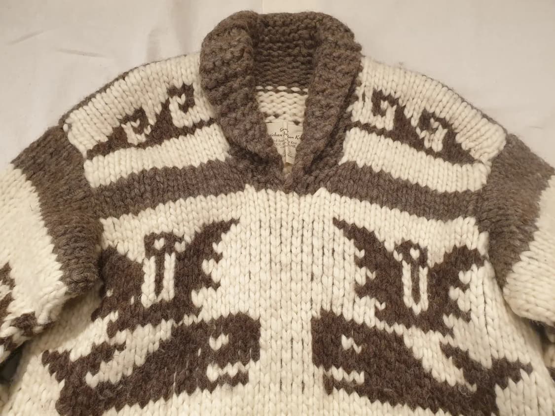 캐나다 코위찬 인디안 니트 상품이미지3