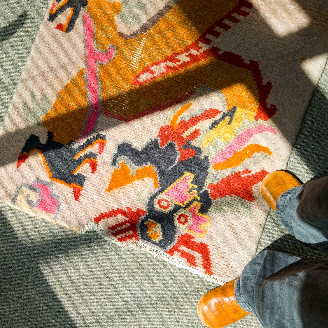 Vintage Tibetan Dragon Rug 상품이미지6