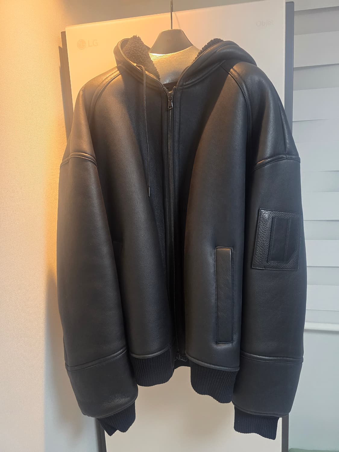 준지/24fw후드무스탕/50 상품이미지1