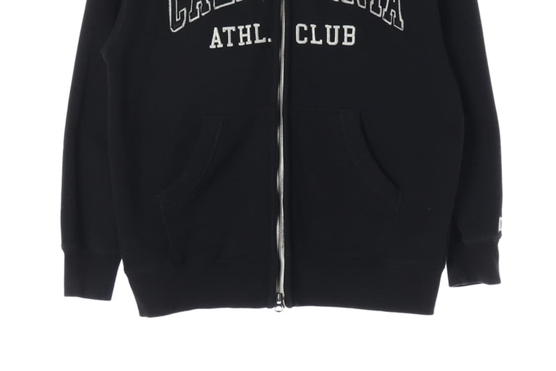 WHO.A.U 캘리포니아 레터링 기모 후드집업 S 상품이미지4