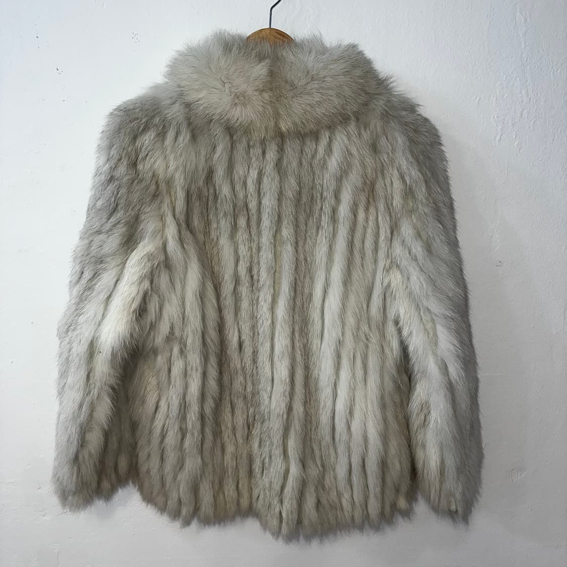 화이트 사가폭스 퍼자켓M-L 상품이미지5