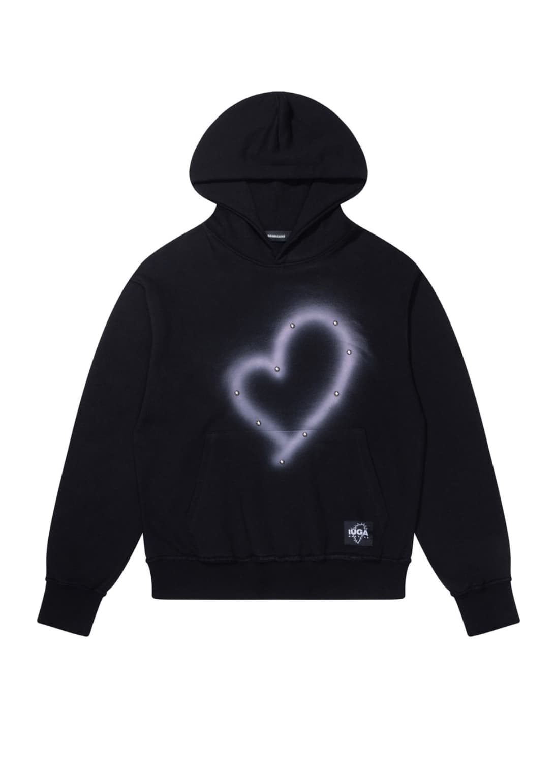 Iugamakaras 후드티 블랙 이우가마카라스 상품이미지1