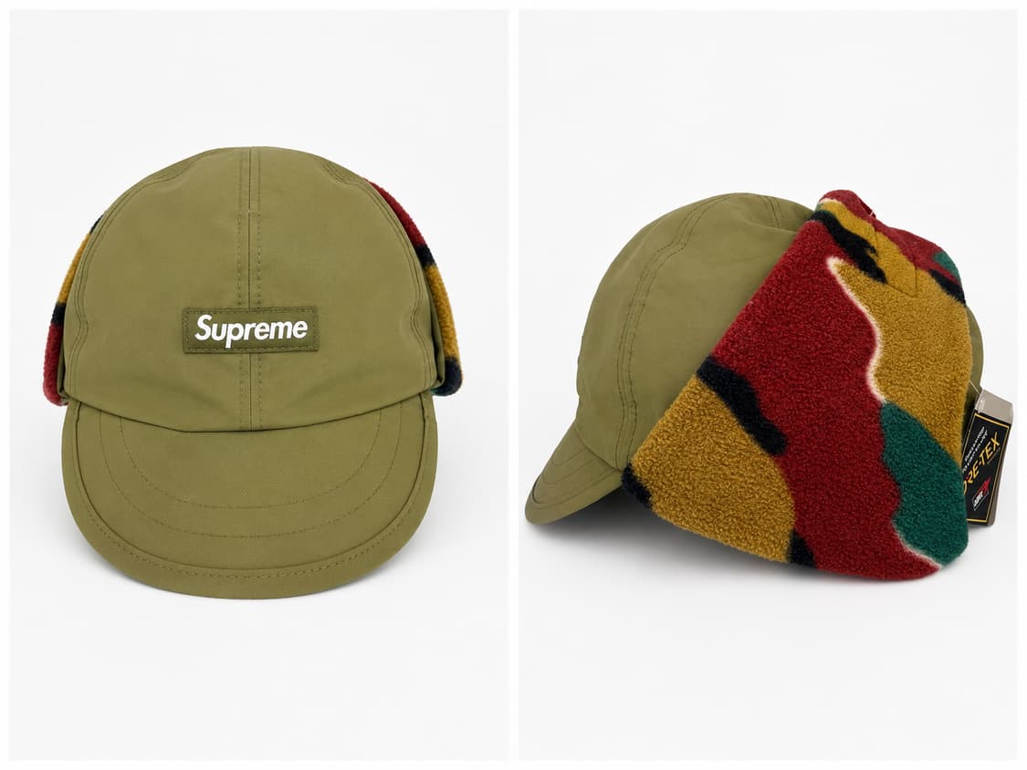 Supreme GORE-TEX Earflap Cap Olive 상품이미지1