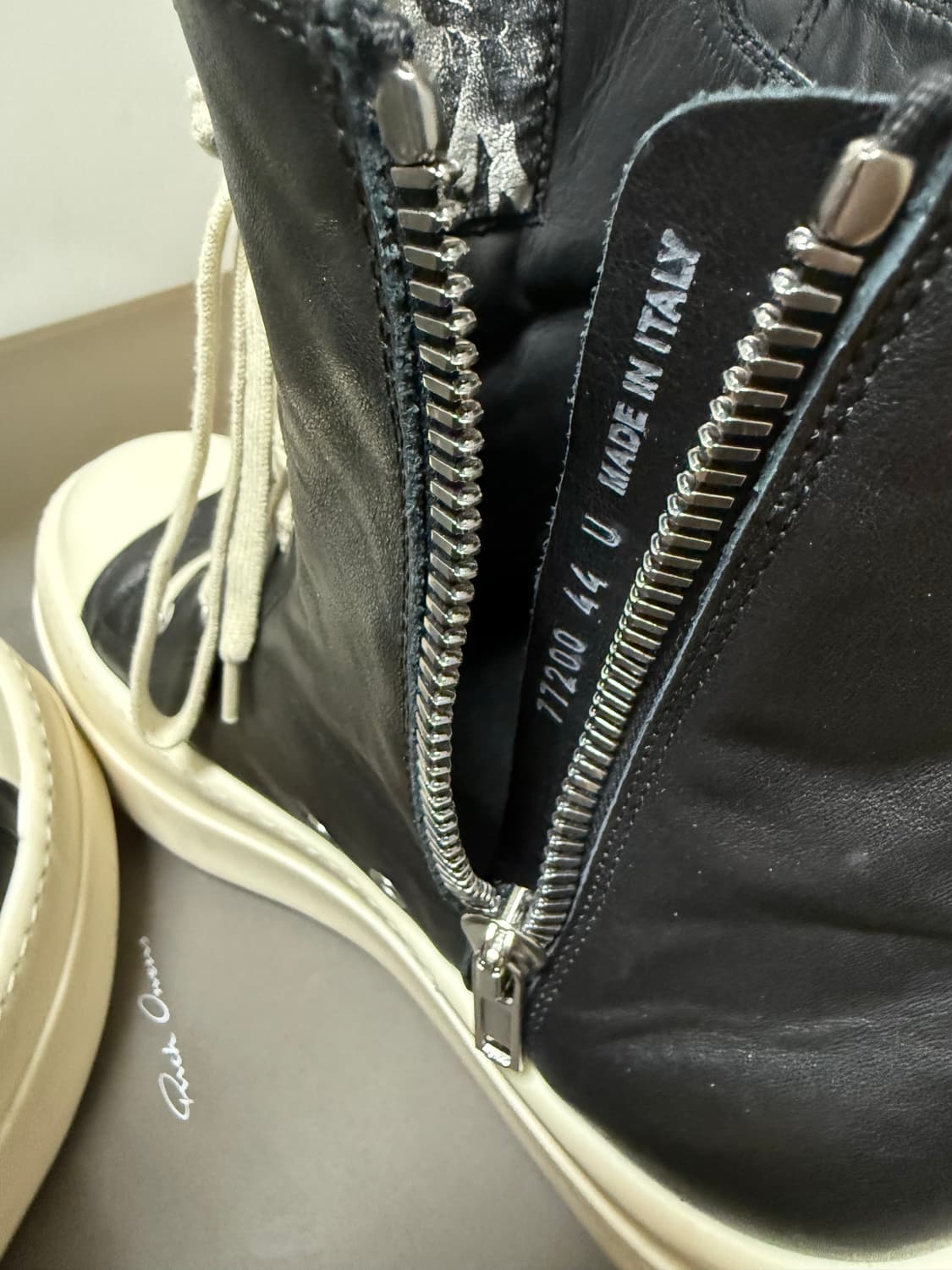 44)릭오웬스 메가범퍼 라몬즈 레더 상품이미지6