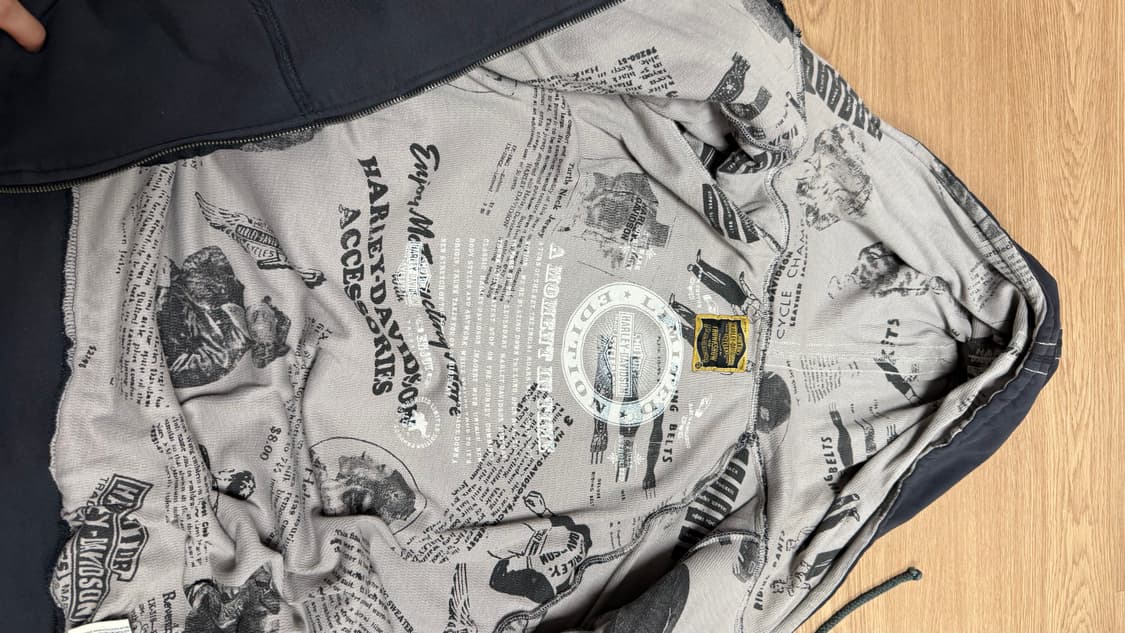 할리데이비슨 후드집업 XL 상품이미지3