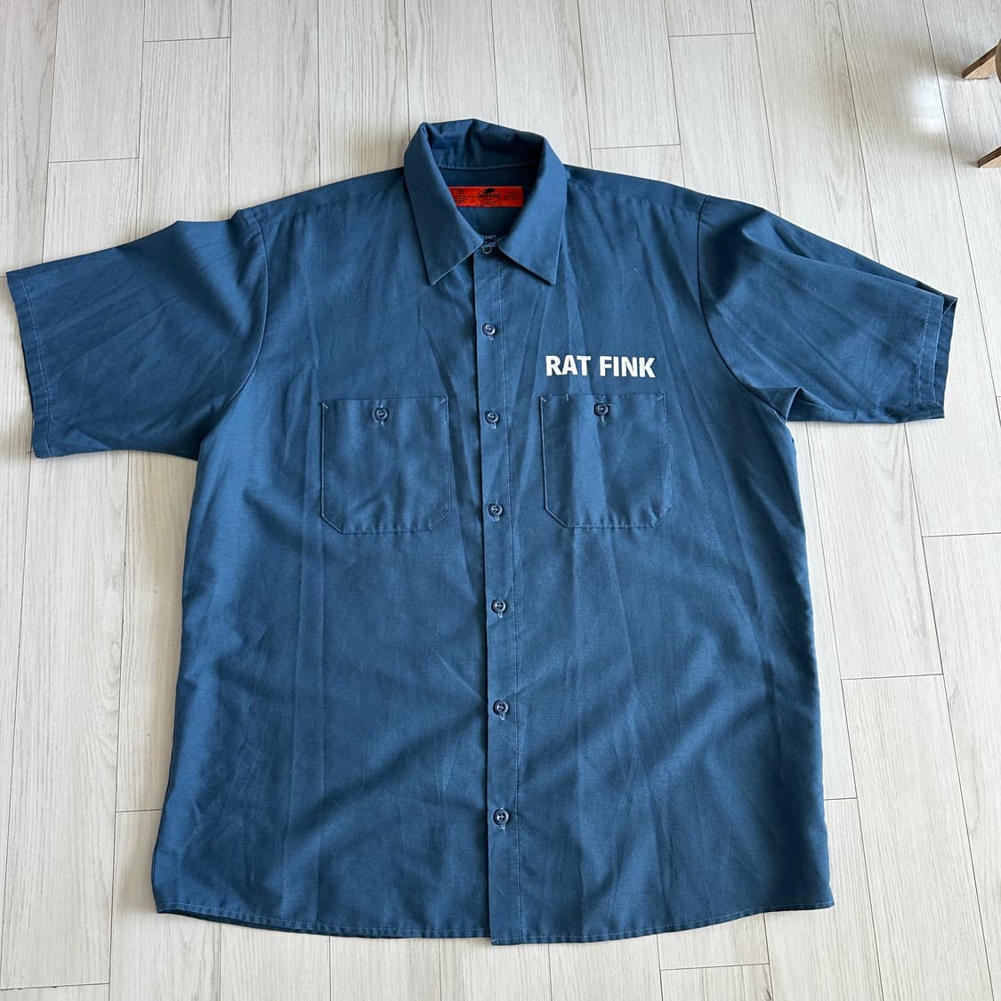 빈티지 Red Kap 랫핑크 워크셔츠 판매합니다. 상품이미지1