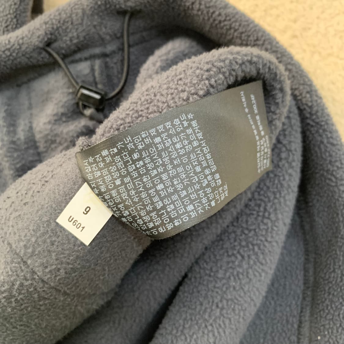 유니클로 후리스 하프집업 오버사이즈 풀오버(XL/다크그레이)신칠라 플리스 상품이미지8