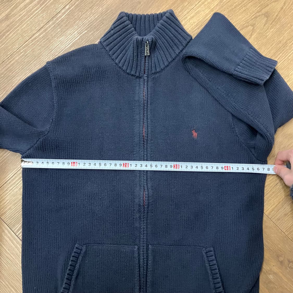 N120 폴로 니트 집업 상품이미지4