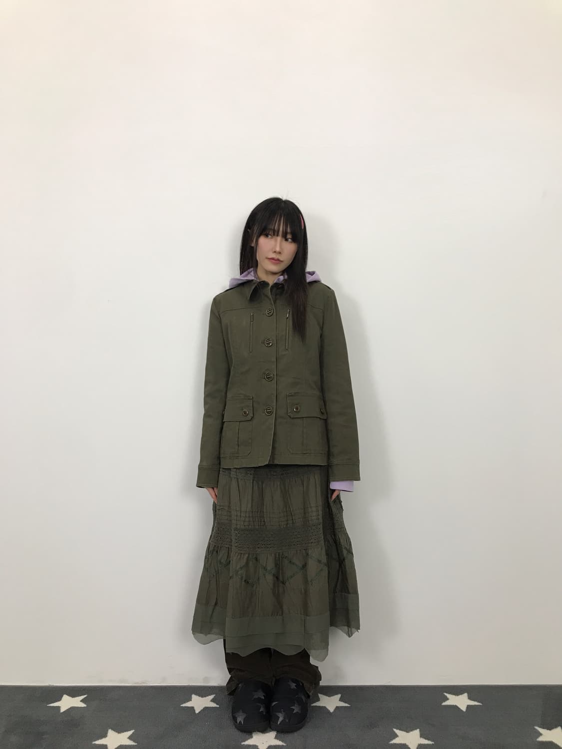 Jpn Khaki Button Front Military Jacket 상품이미지2