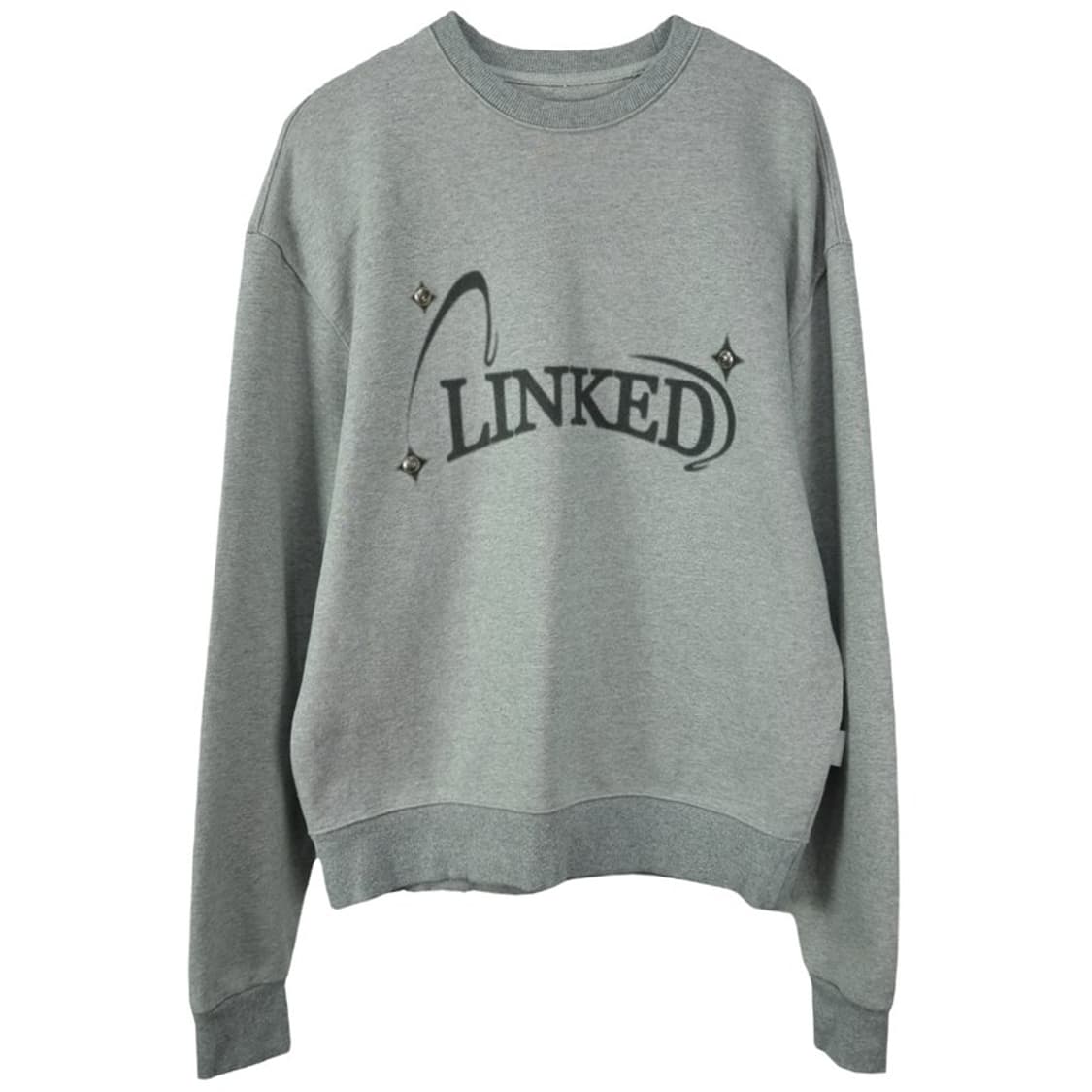 [본투윈] 그래픽 프린팅 오버핏 맨투맨 그레이 M19877 상품이미지2