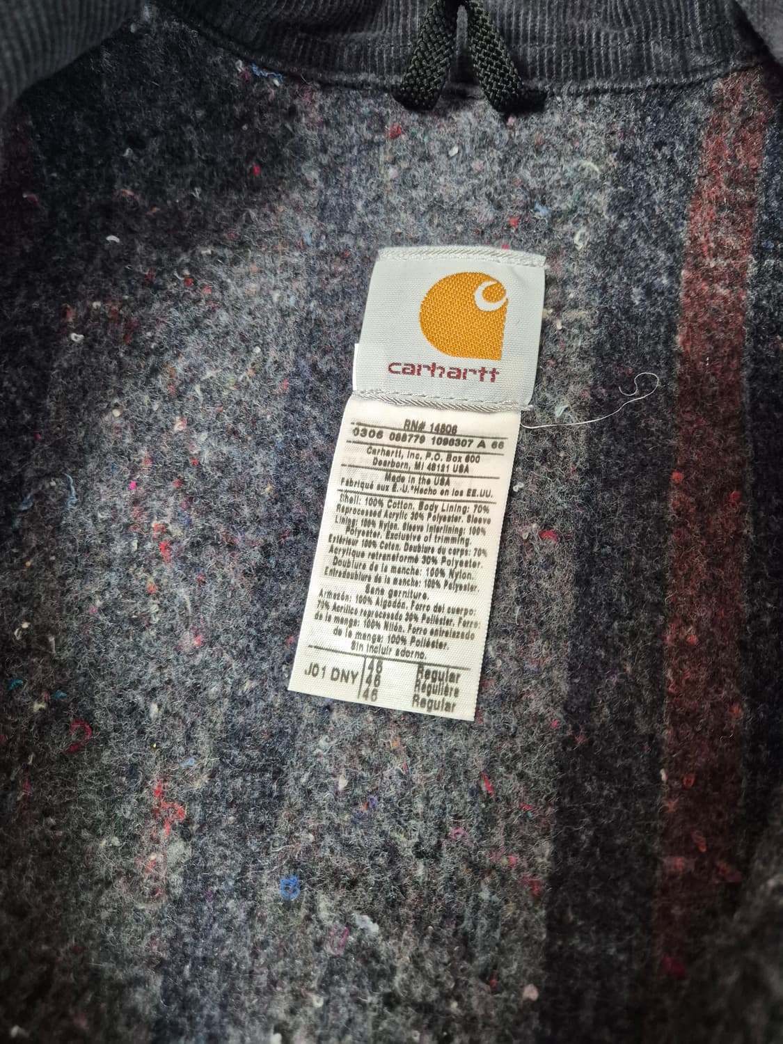 [46] 칼하트 디트로이트 자켓 J01 dny 다크 네이비 상품이미지4