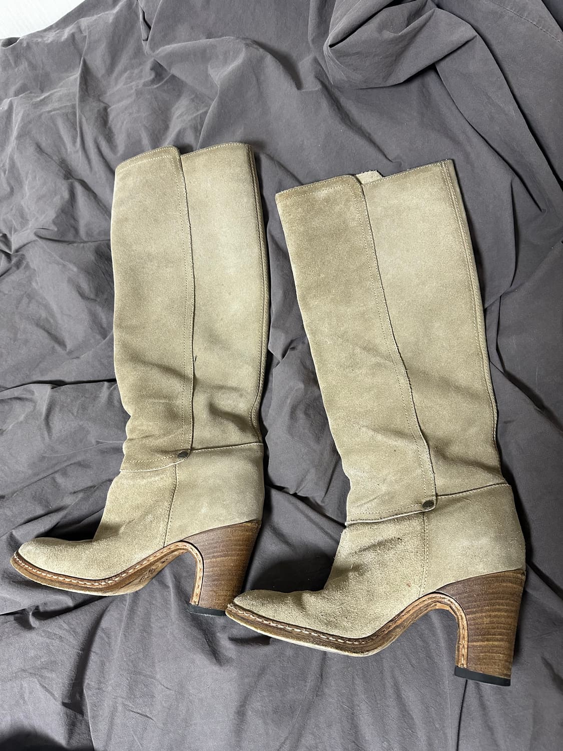 BUTTERO BEIGE BOOTS 베이지 롱 부츠 상품이미지1