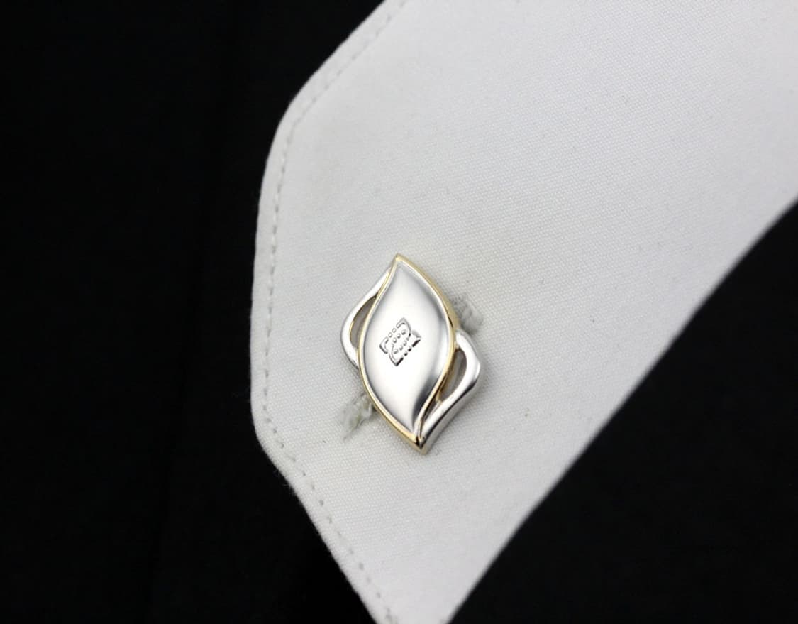 닥스 미사용 S등급 5.5cm 남자 명품 넥타이핀 커프스 세트 상품이미지10