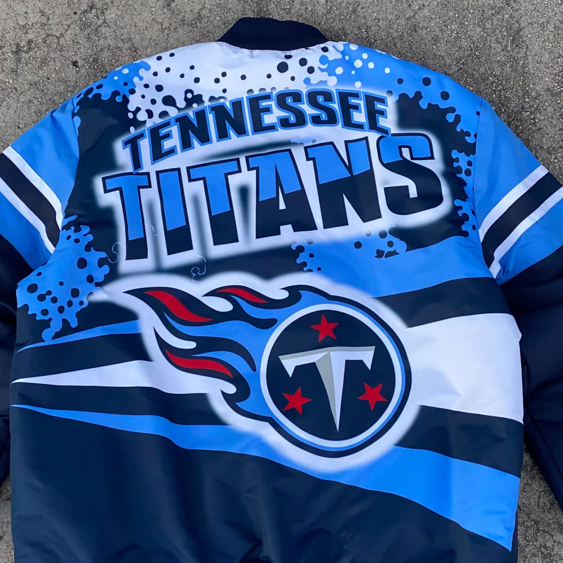 새상품급 미국빈티지 NFL 테네시 타이탄스 패딩점퍼 상품이미지3