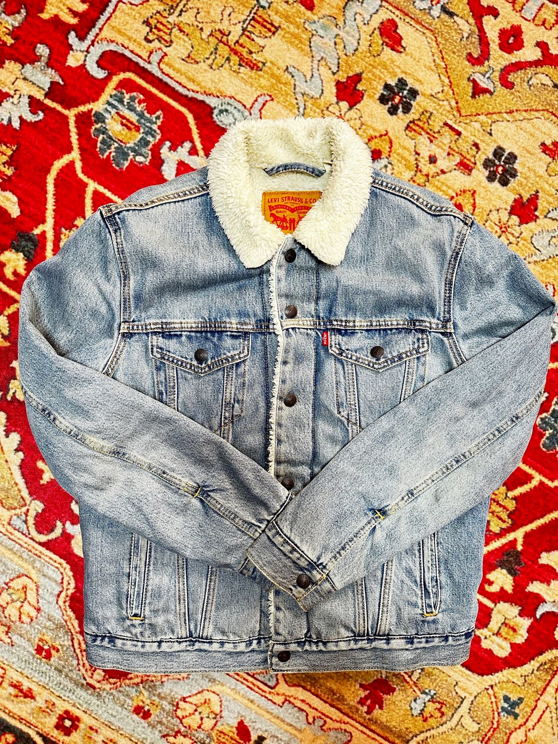 리바이스 데님 쉐르파 양털 자켓 M 상품이미지1