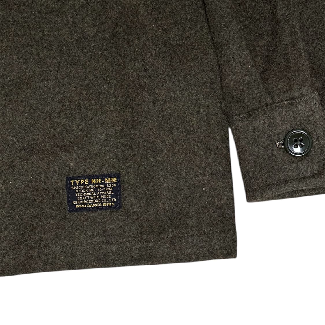 네이버후드 CPO 밀리터리 셔츠 자켓 카키 상품이미지4