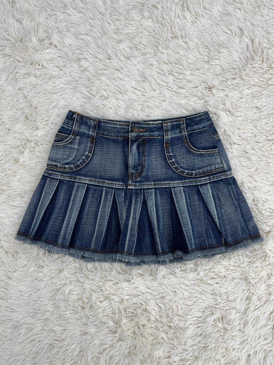 포켓 데님 플리츠sk 상품이미지1