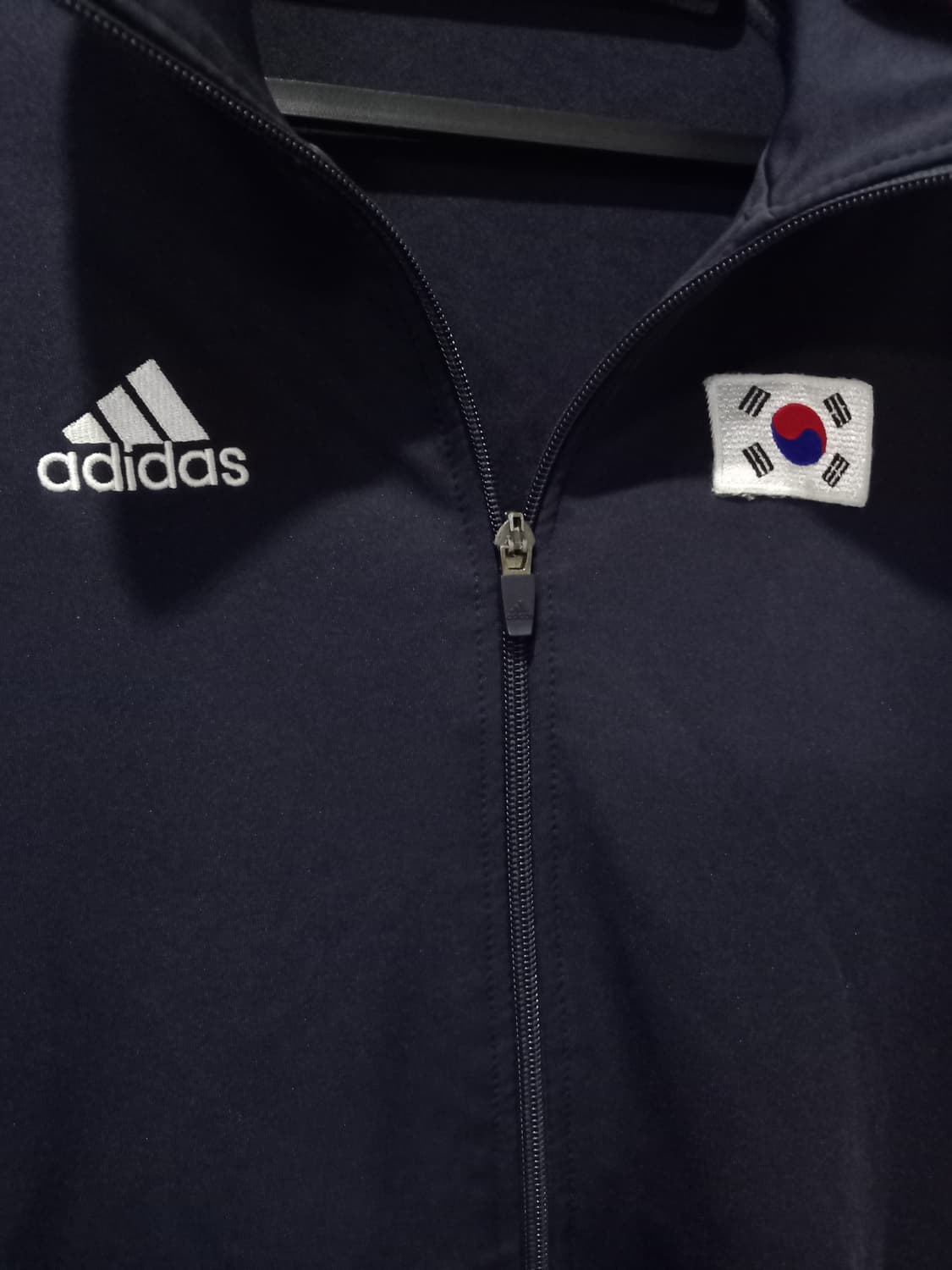 아디다스 코리아 블랙 트랙탑 저지 져지집업 95/M 상품이미지2