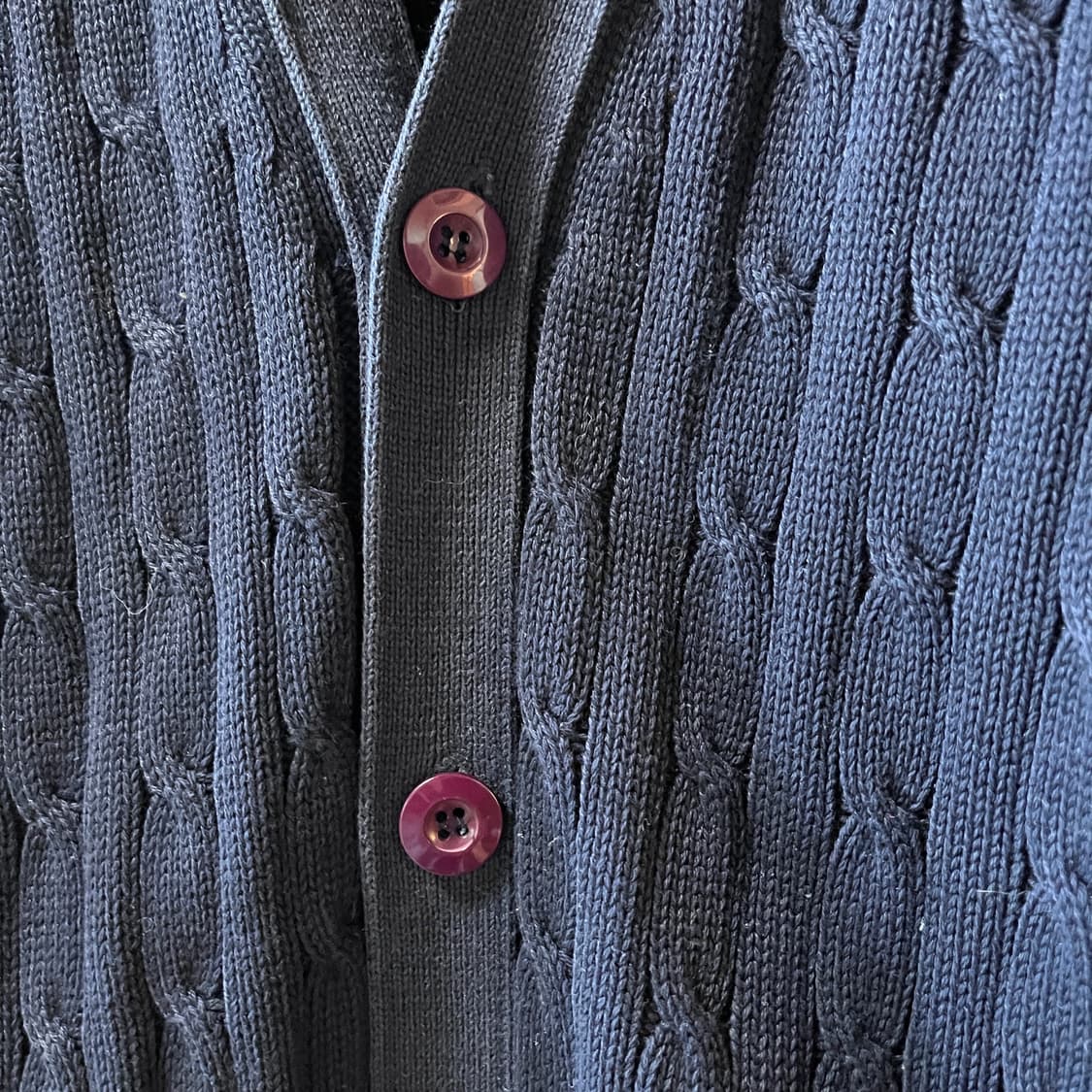 00s 폴로 랄프로렌 코튼 케이블 가디건 상품이미지4