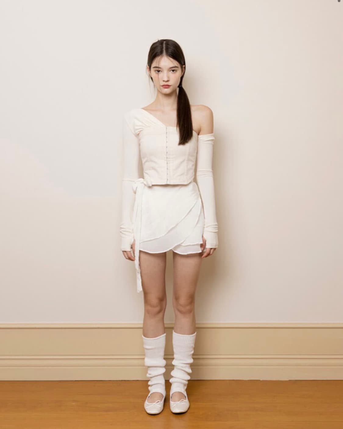 낫유어로즈 케이트 랩 스커트 상품이미지2