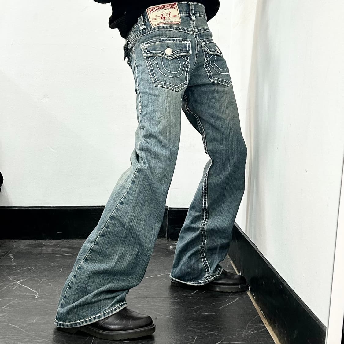 트루릴리전 월드투어 부츠컷 데님 팬츠 상품이미지1