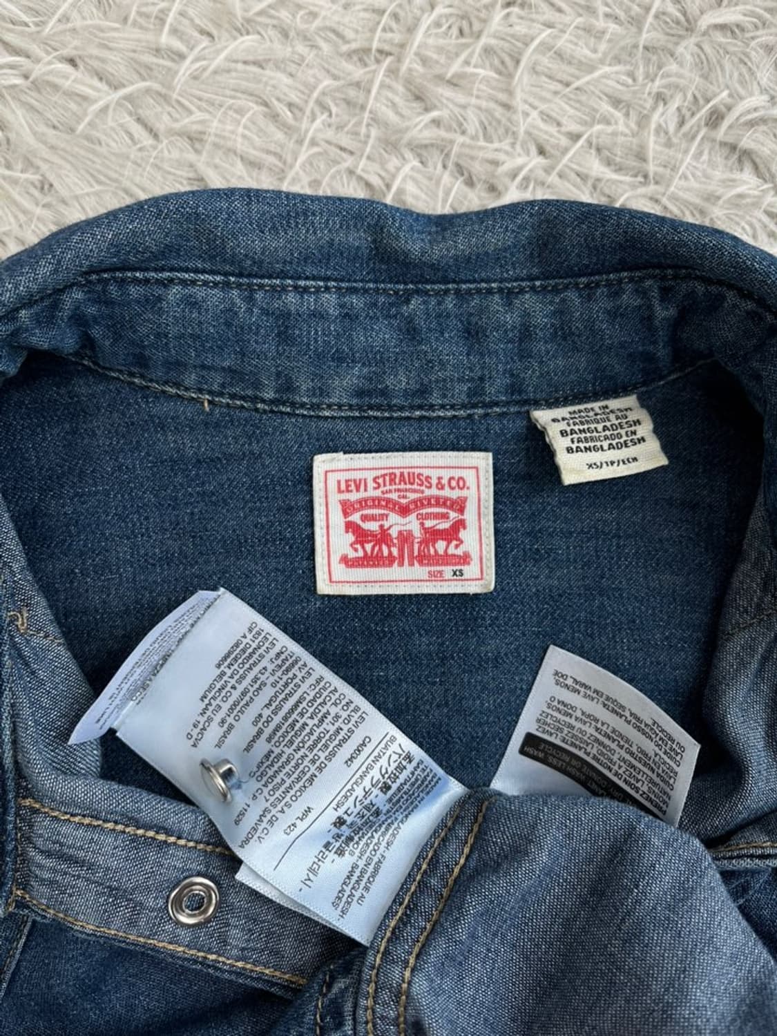 리바이스 웨스턴 스냅 셔츠/#3297 상품이미지5