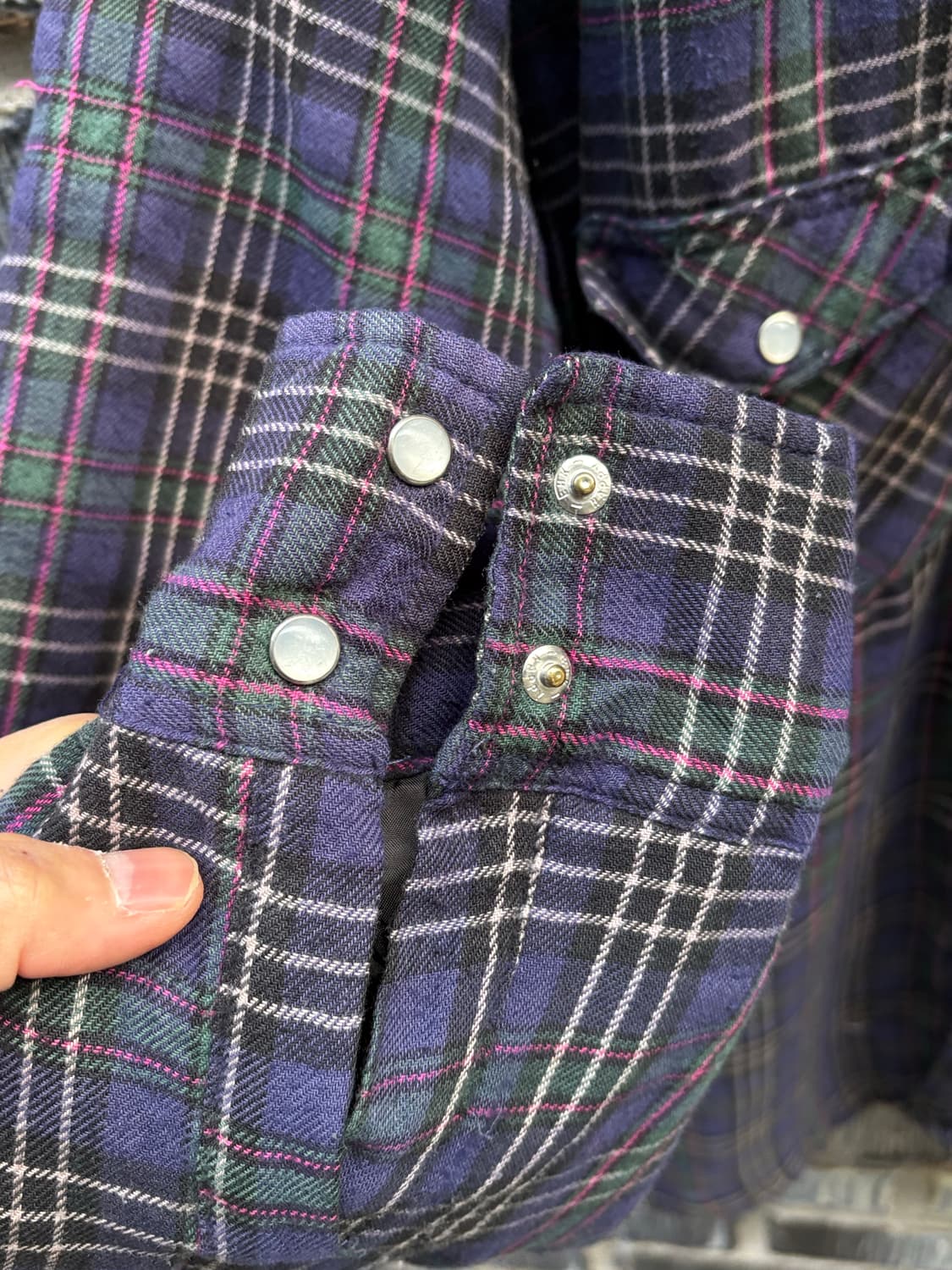 랭글러 웨스턴 퀼티드 셔츠 상품이미지3