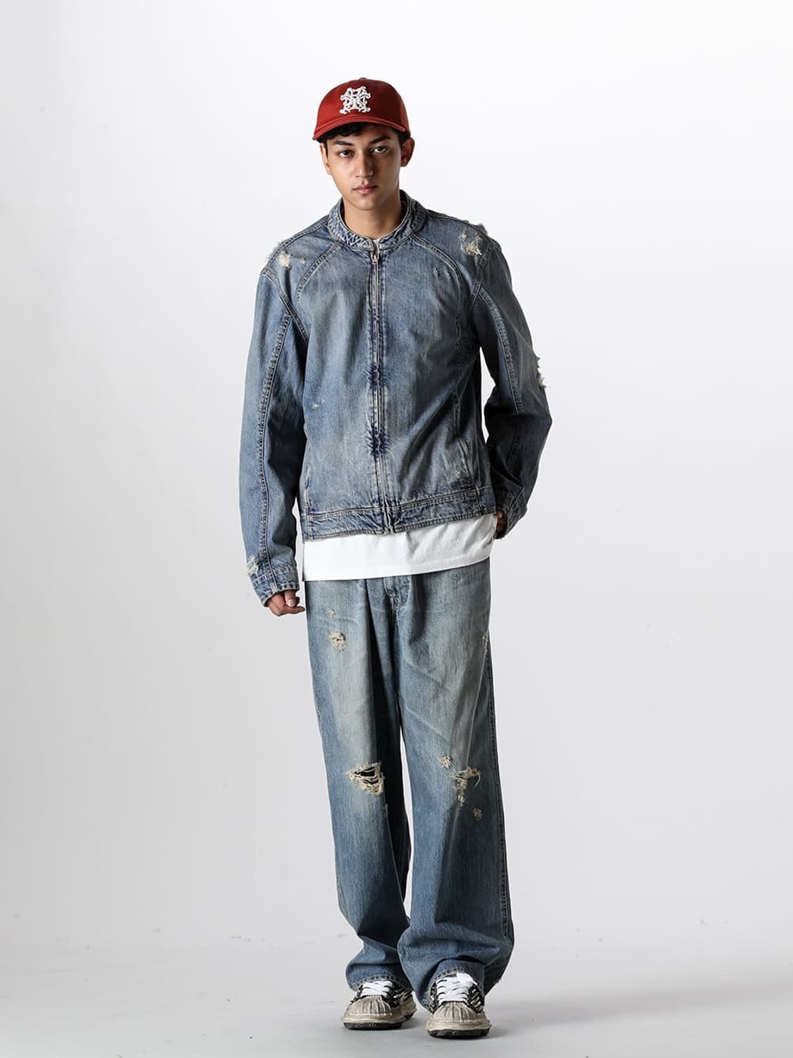 KAMIYA 카미야 데님 바이커 자켓 상품이미지10