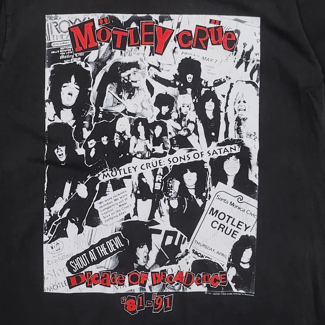 머틀리크루 91s Brockum 빈티지 디스트레드 반팔 상품이미지9