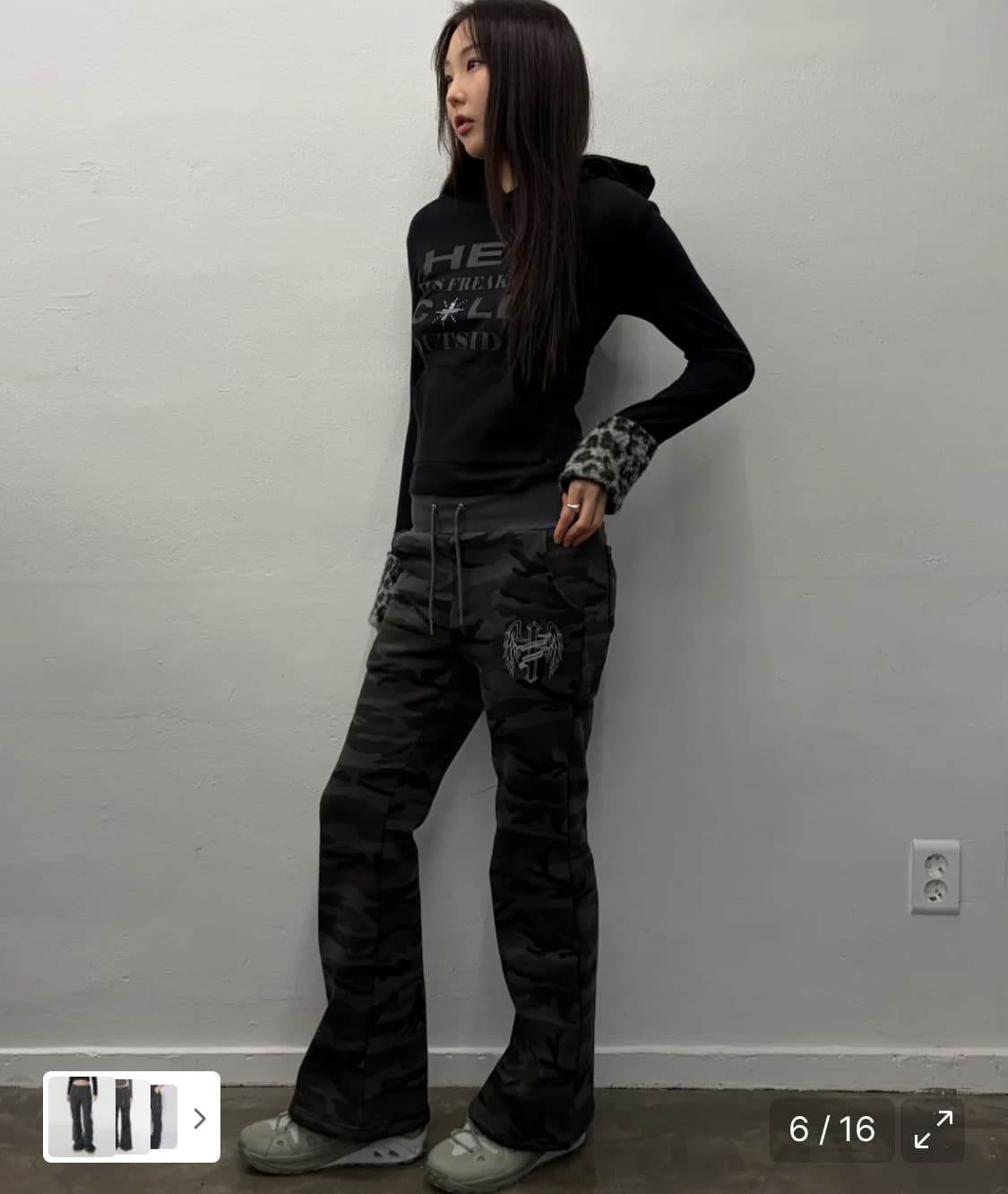 러브이즈트루 부츠컷 포켓 카고 팬츠 상품이미지3