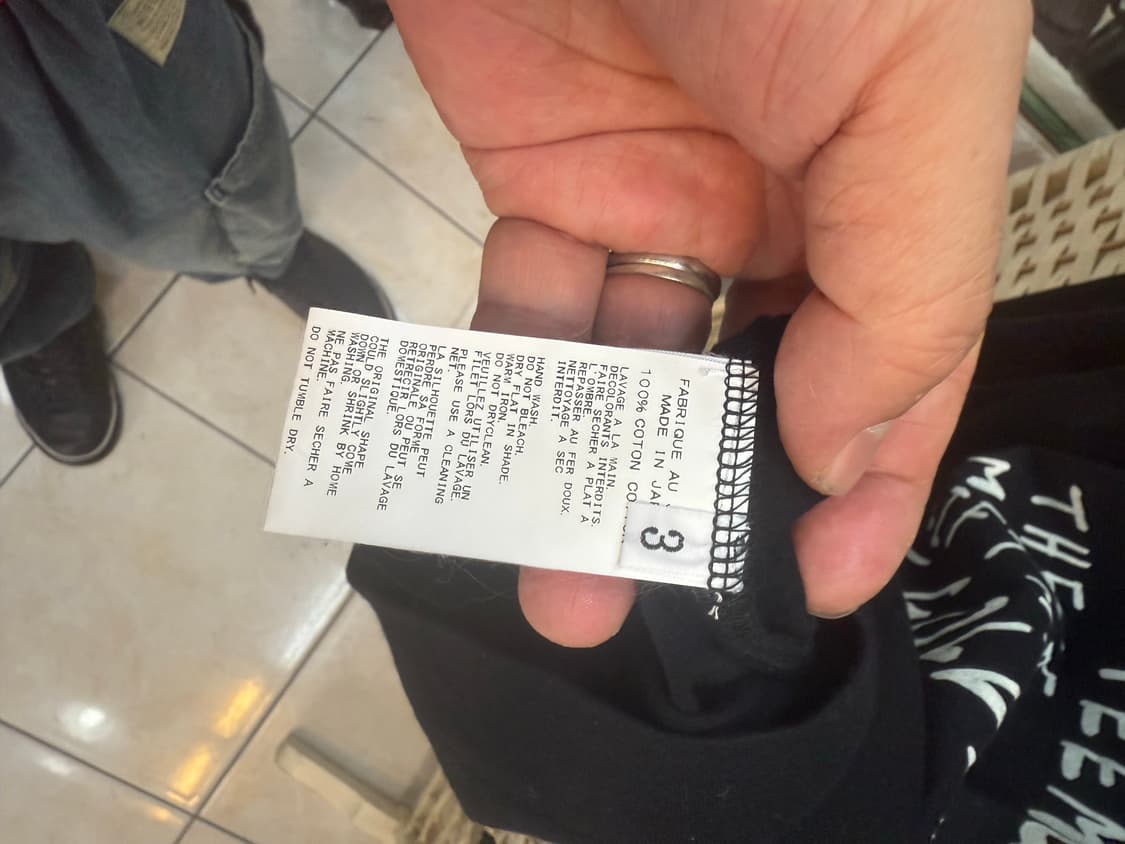 3/100-105 정품 요지야마모토 맨투맨 팝니다 상품이미지3