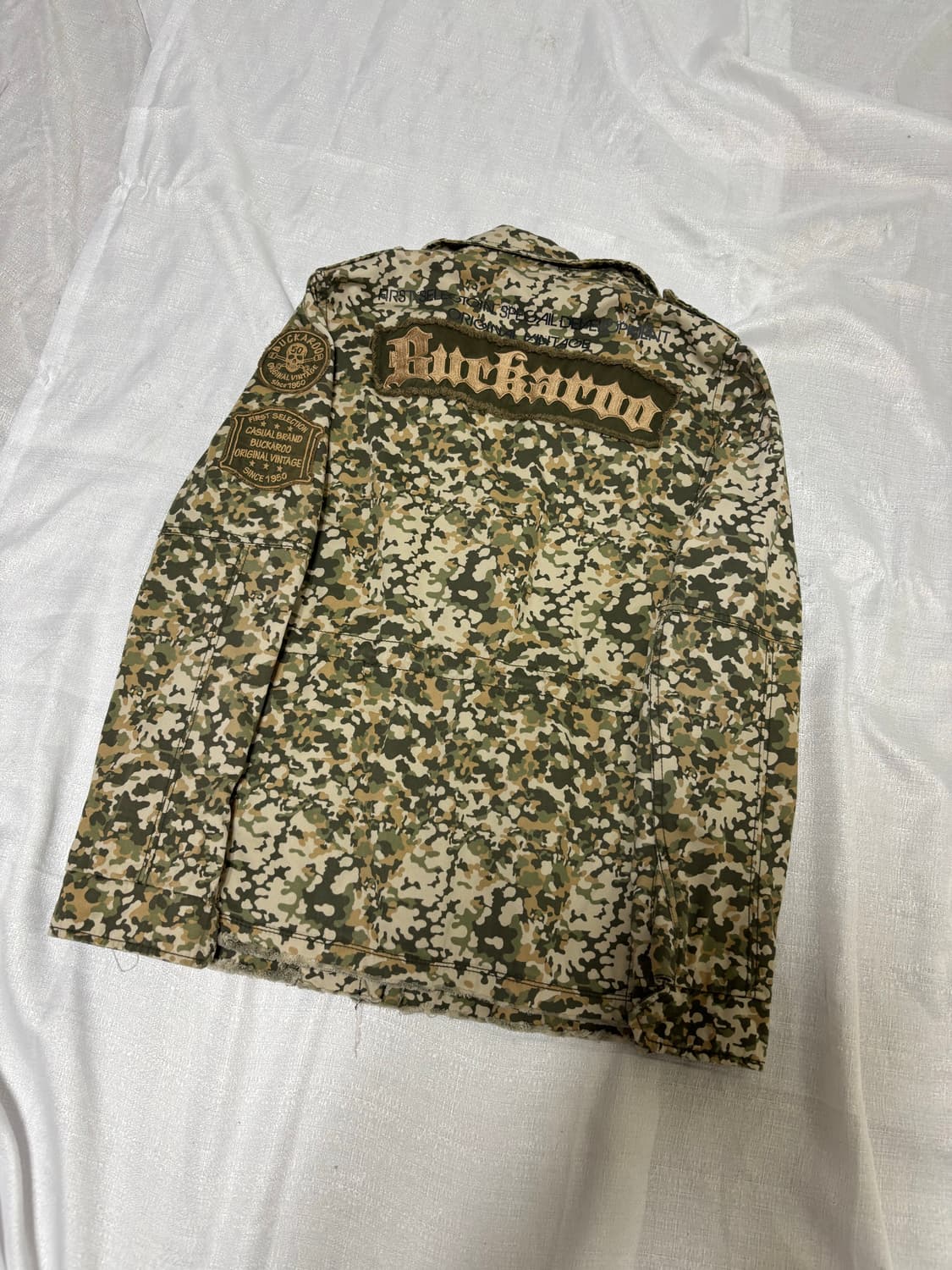 “Buckaroo”Y2K mood Military Skull Patch  상품이미지1