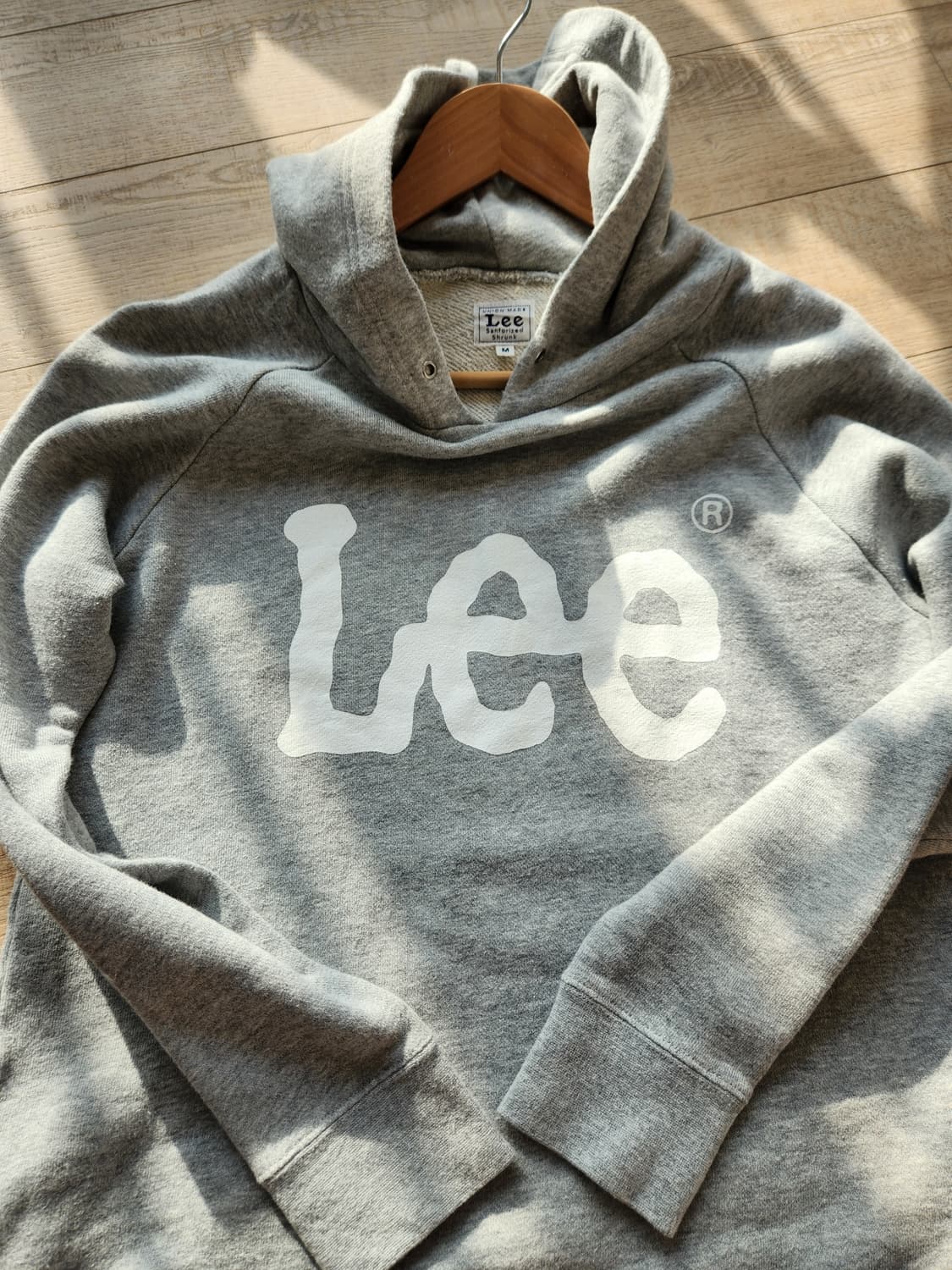 여자 LEE 회색 후드티 M 상품이미지2