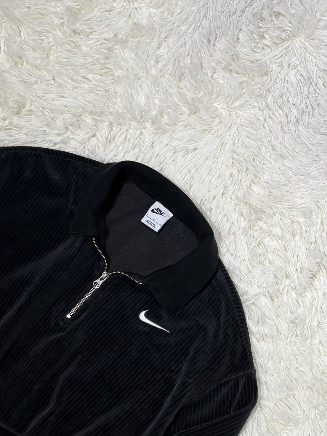 나이키 스우시 크롭 반집업 상품이미지4