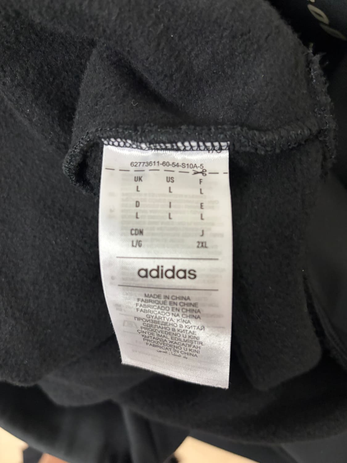 아디다스 x 피어 오브 갓 애슬레틱스 헤비 플리스 후드 us L사이즈 상품이미지3