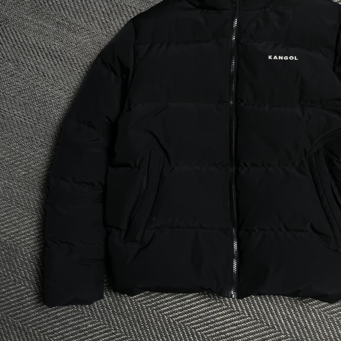 캉골 오리지널 베이직 덕다운 푸퍼 패딩 블랙o 5277 상품이미지3