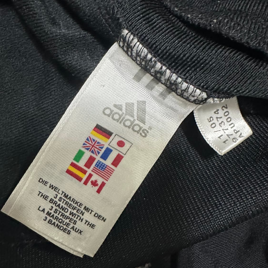 (95) 아디다스 삼선 트랙탑 져지 블랙 상품이미지3