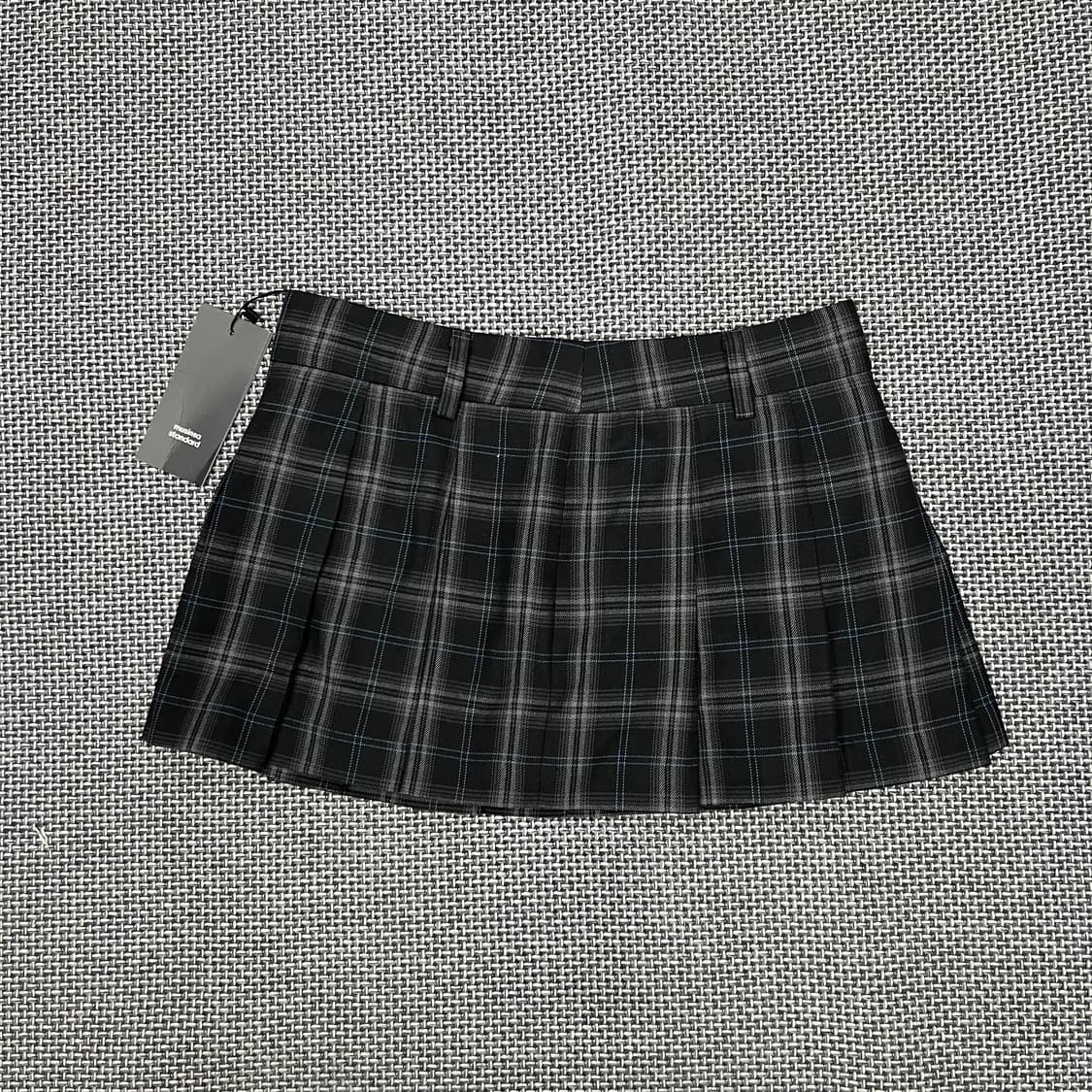 무신사스탠다드 체크 플리츠 미니스커트 상품이미지1