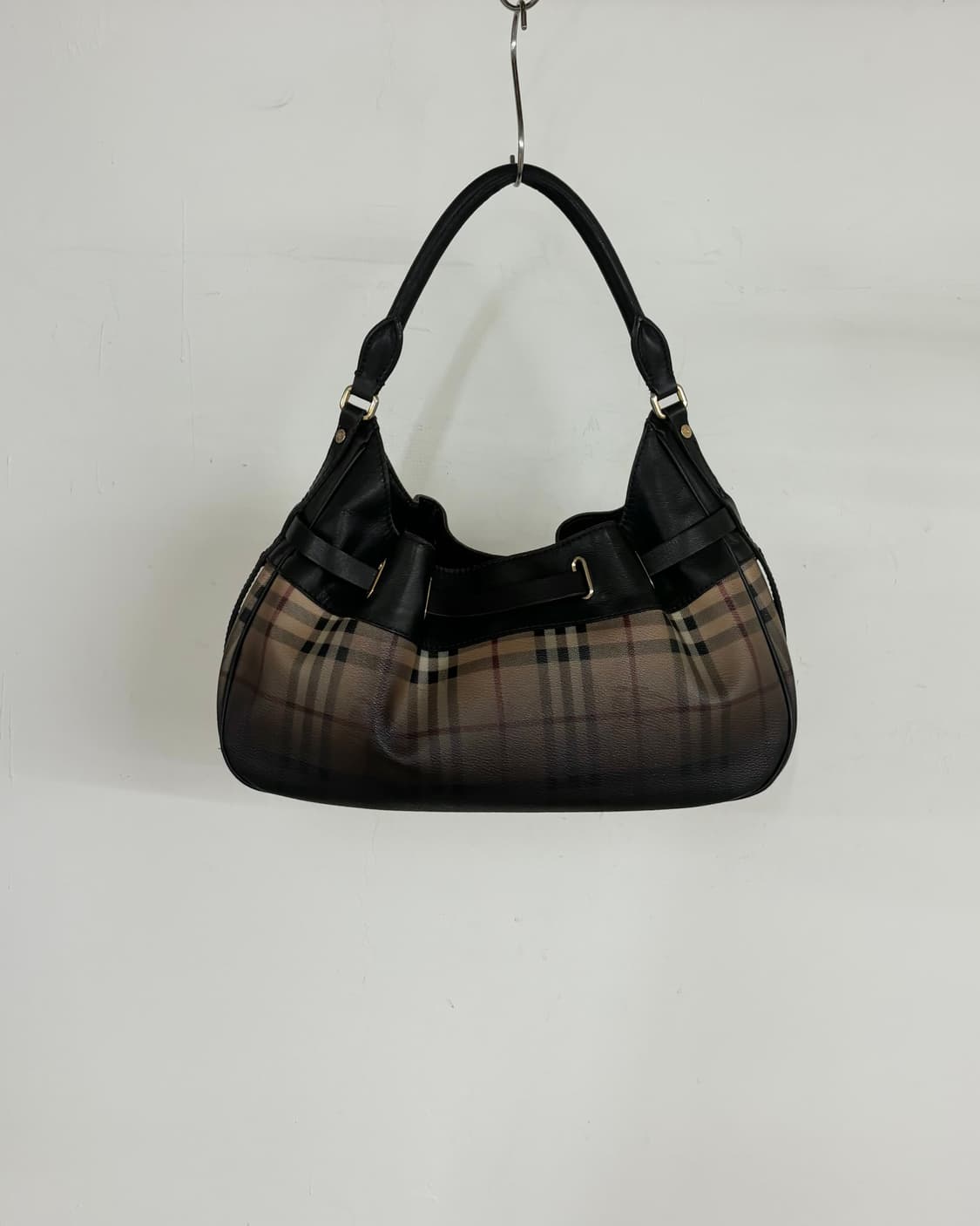 버버리 빈티지 체크 그라데이션 호보 토트백 상품이미지4
