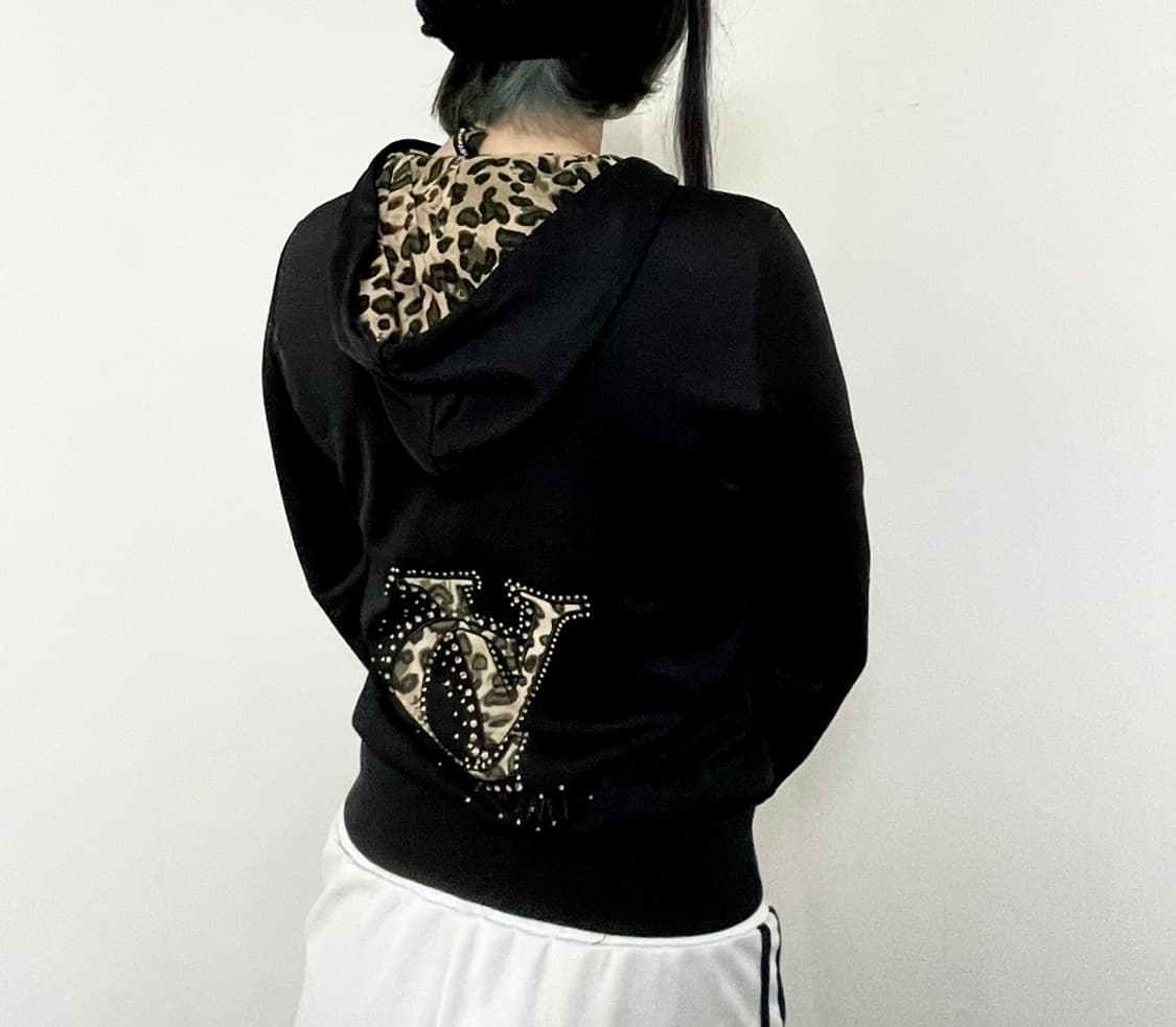 Y2k kitsch Leopard hood 상품이미지3