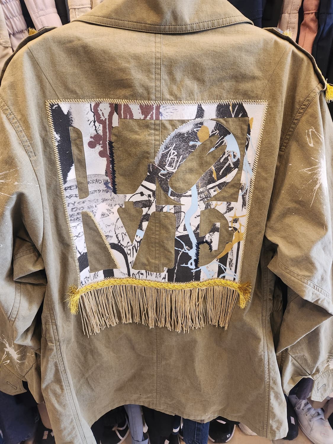 시스템 카키 야상 자켓 상품이미지6