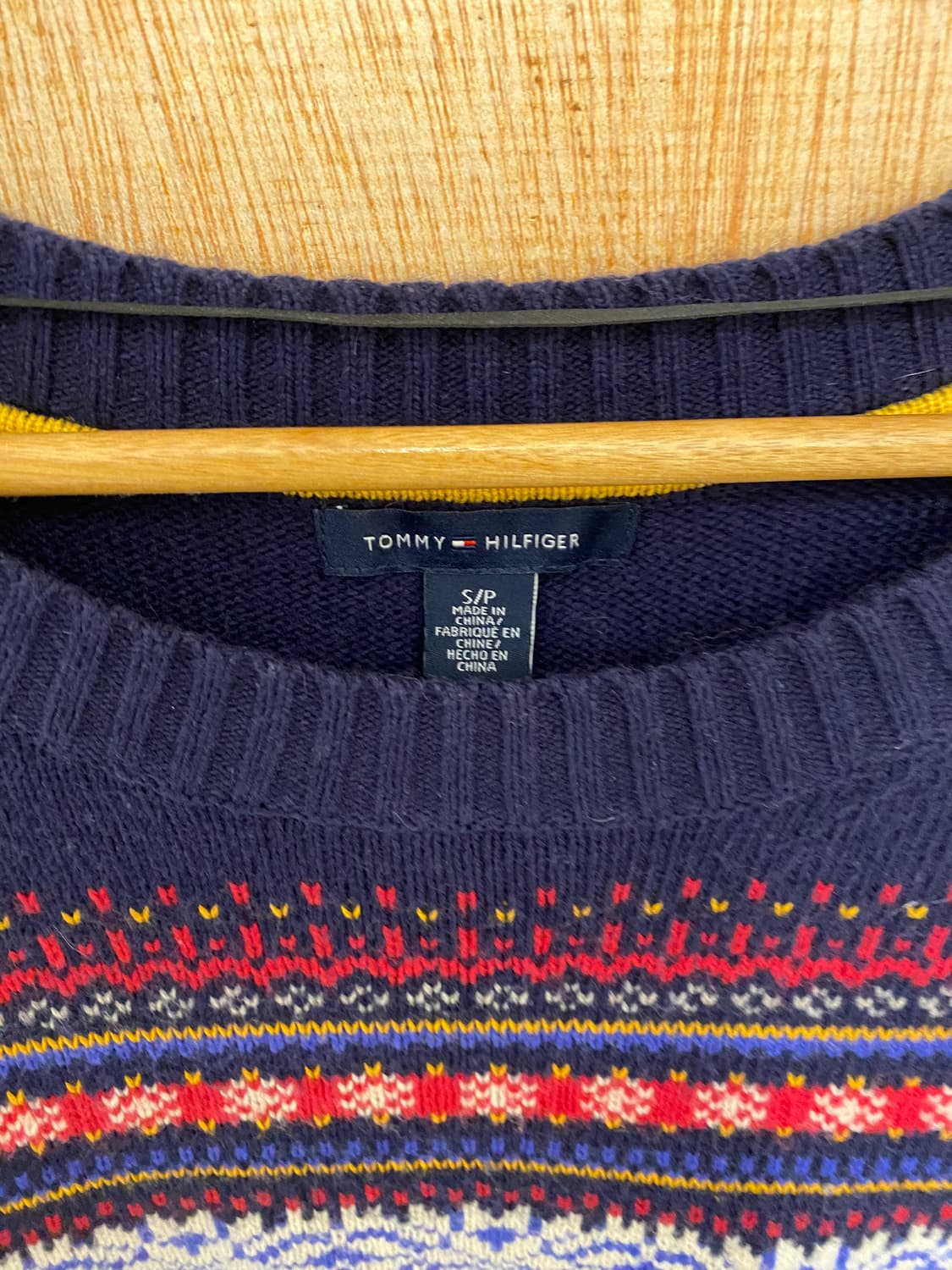 타미 힐피거 페어아일 엘보 패치 니트 상품이미지6