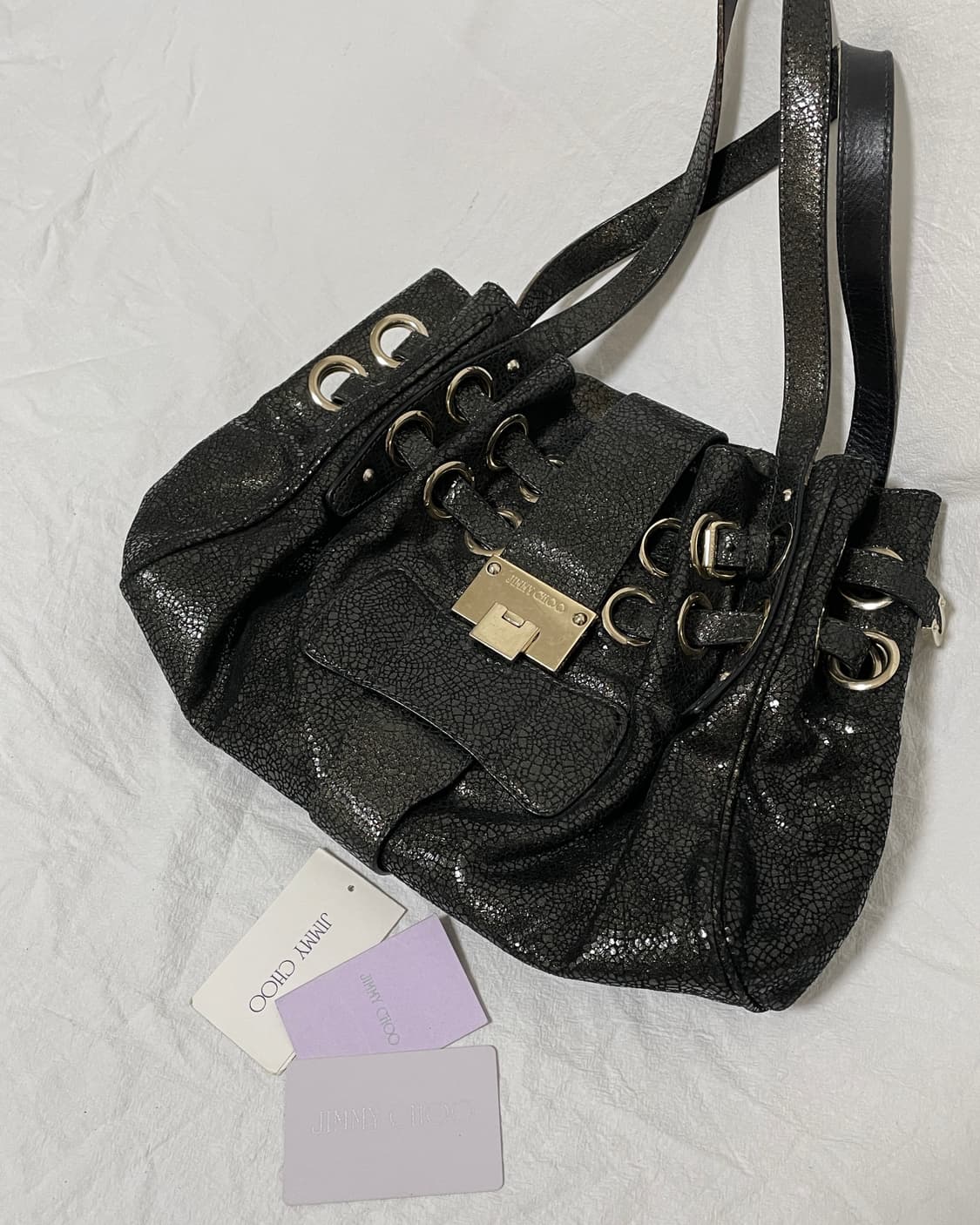 Jimmy Choo Leather 버킷 토트백 상품이미지1