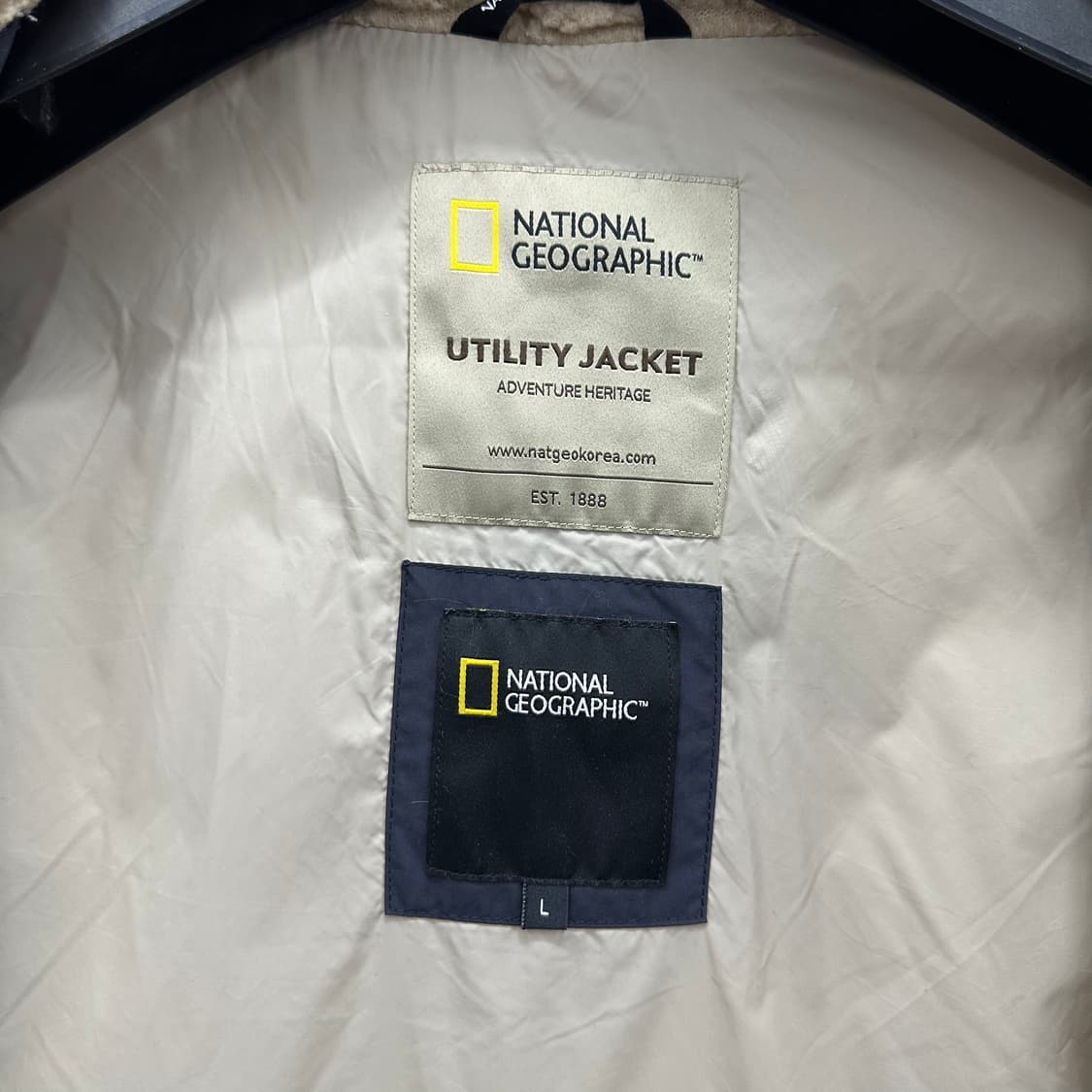 100 내셔널지오그래픽 남자 양털 뽀글이 롱 자켓 상품이미지4