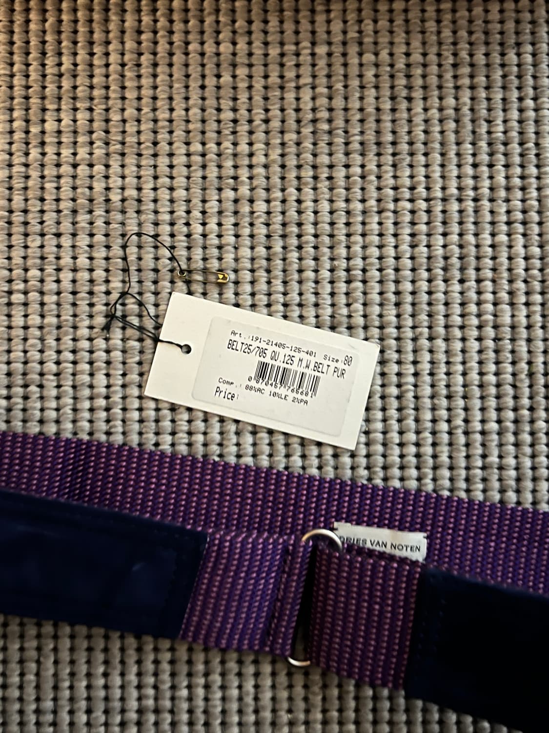 DRIES VAN NOTEN Belt (New) 상품이미지2