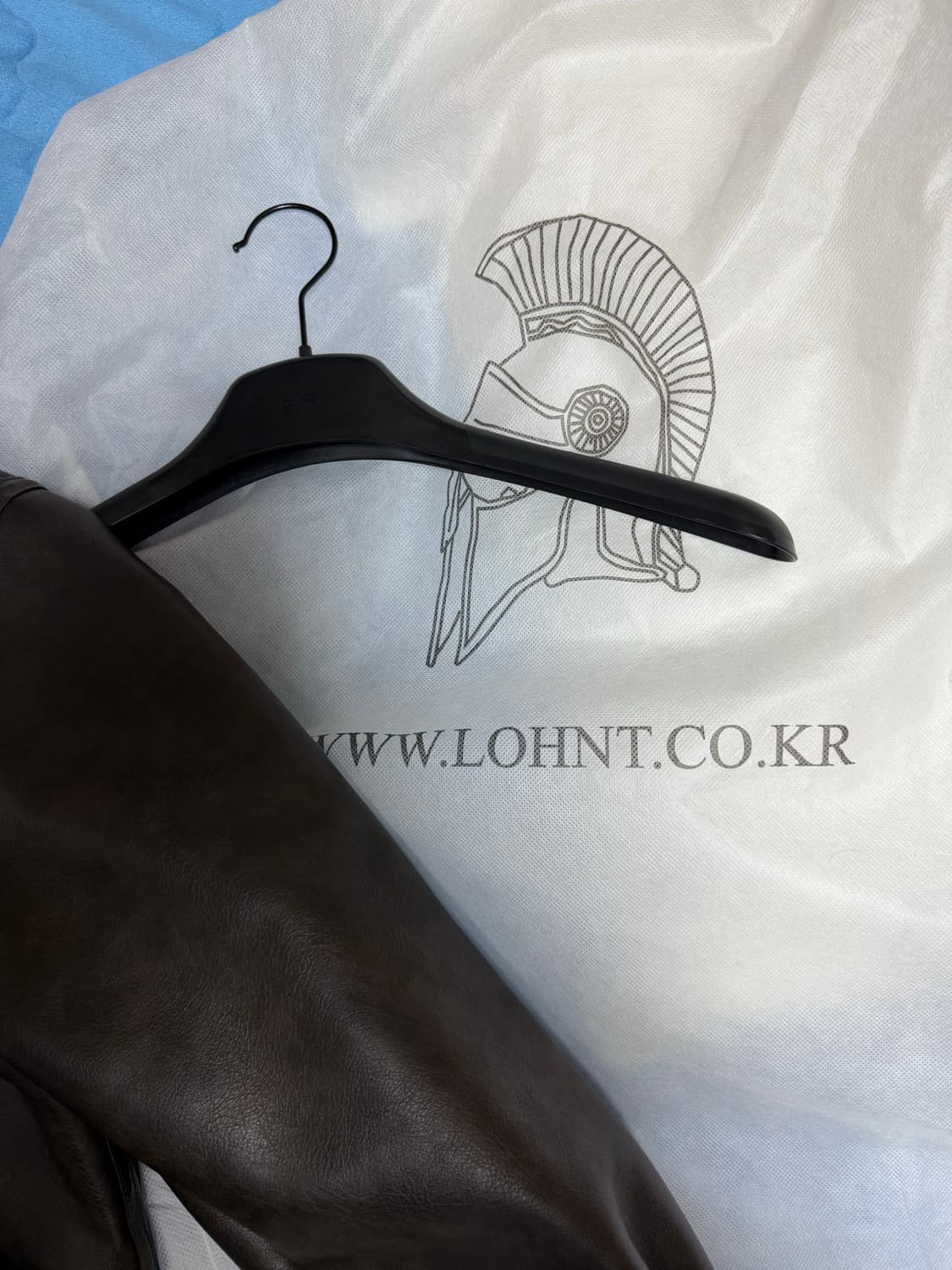 새상품급 론트 X KKST 비건 레더 무스탕 L 상품이미지2