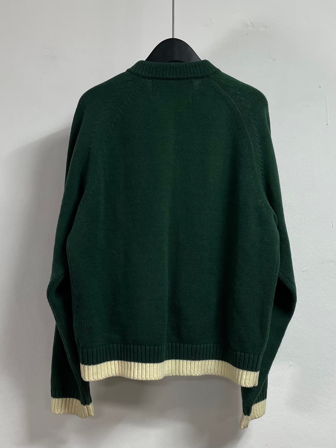 세터 투웨이 그린 니트 집업 (on.192)   상품이미지3