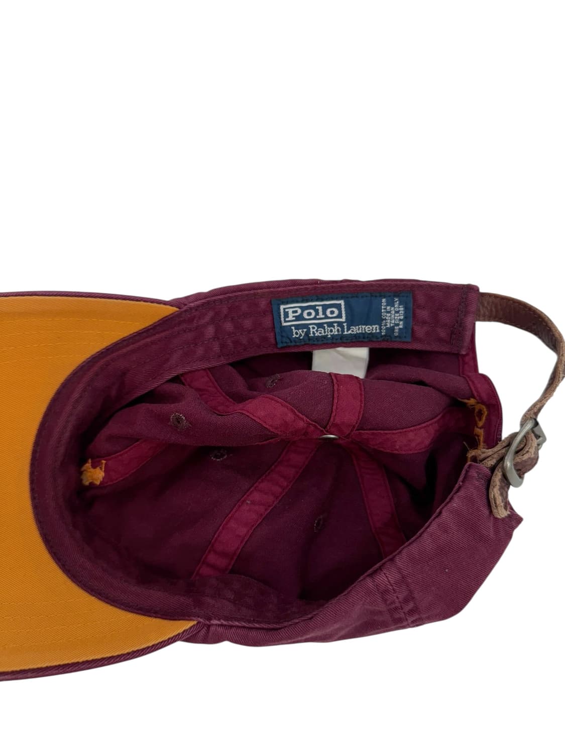 폴로 볼캡 버건디 상품이미지4