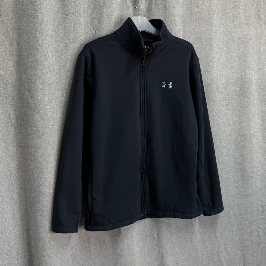 [2XL/110] 언더아머 기모 블랙 집업 자켓 상품이미지2