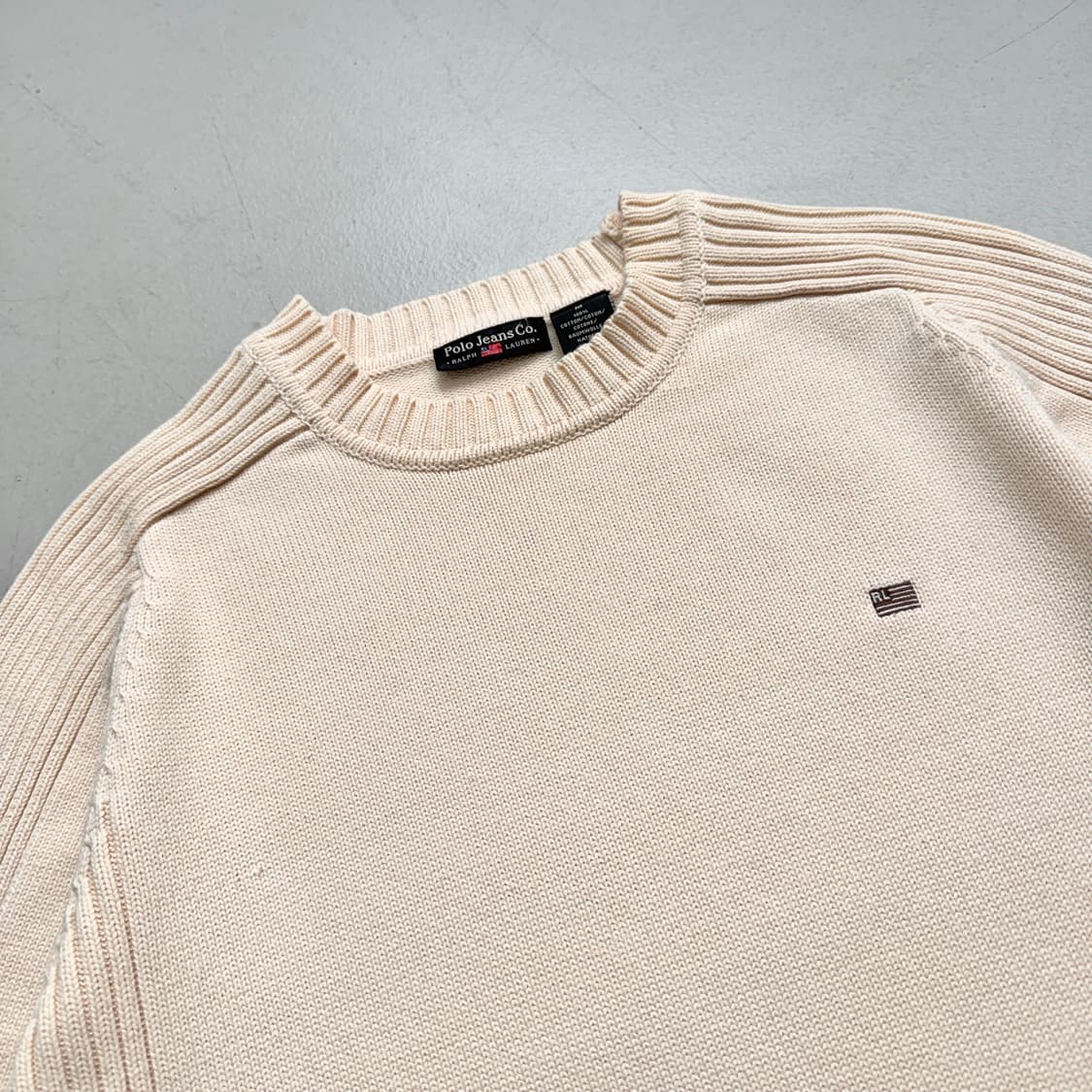 폴로 성조기 스몰로고 니트 상품이미지3